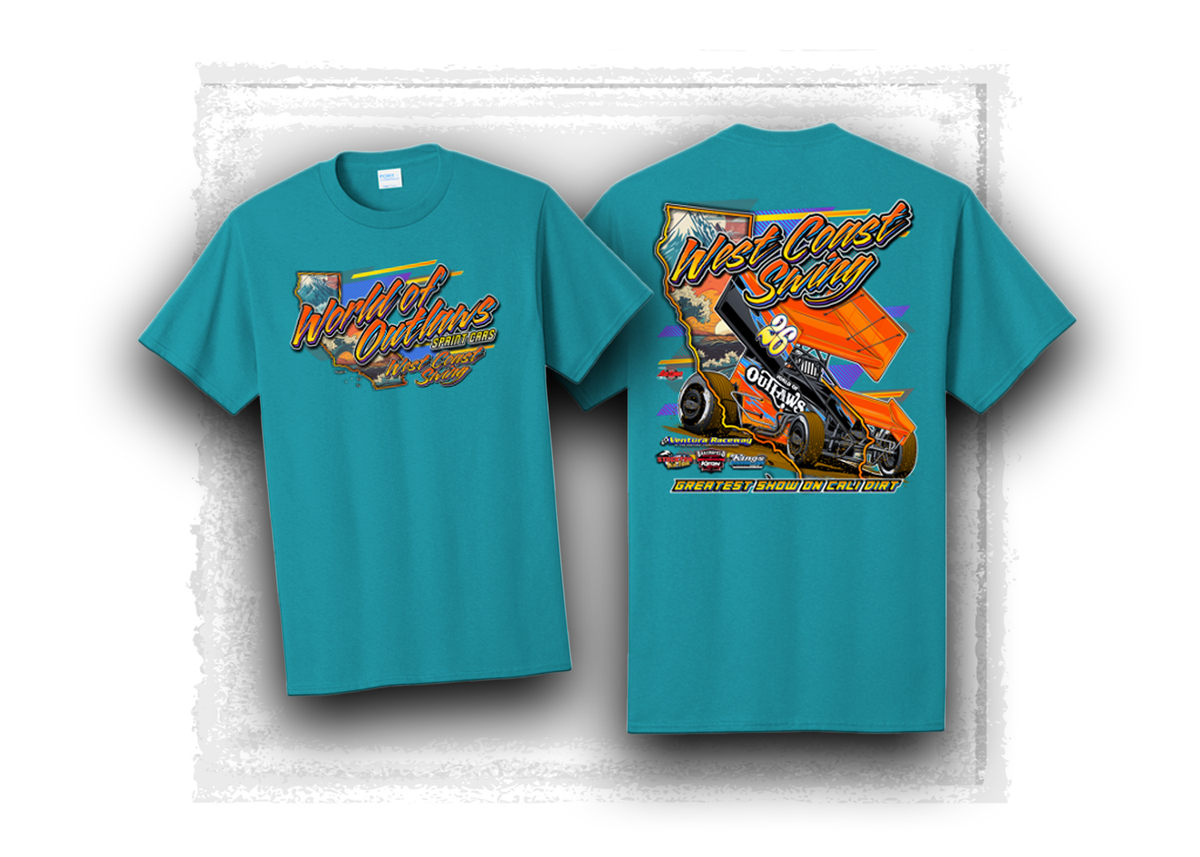 World of Outlaws- Sprint Car Series- 2026 West Coast T-Shirt