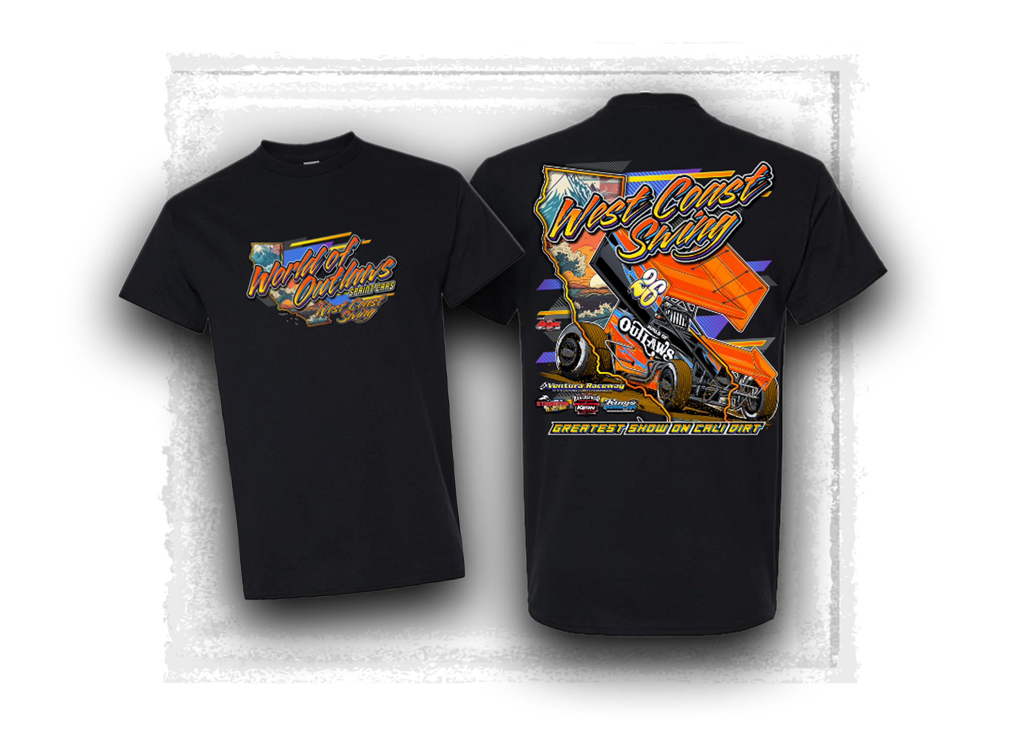 World of Outlaws- Sprint Car Series- 2026 West Coast T-Shirt