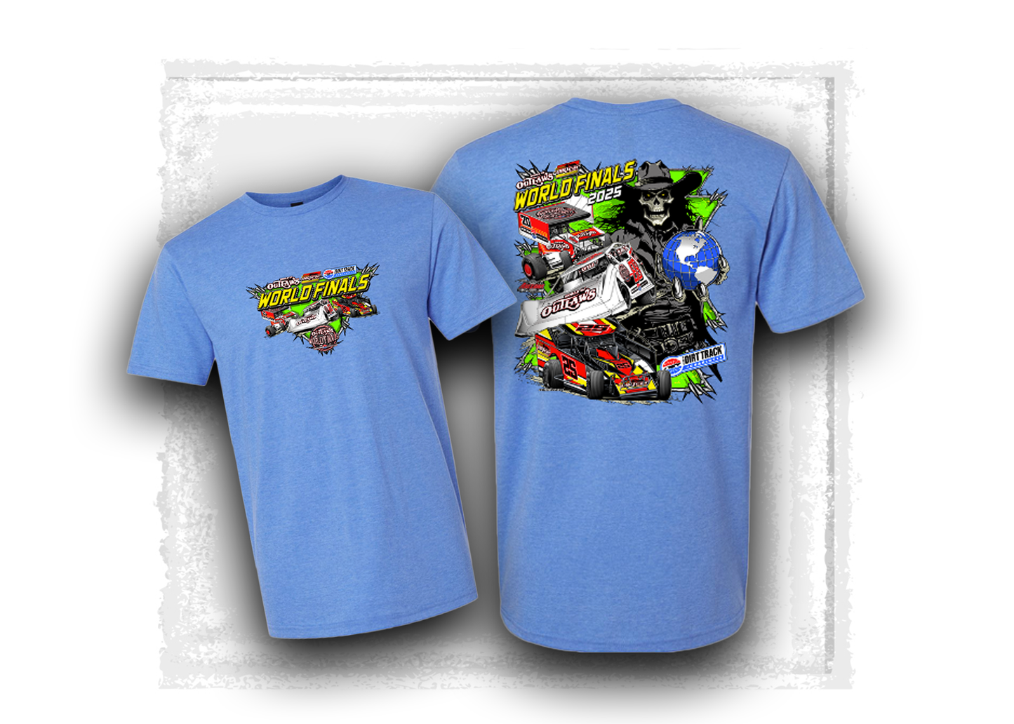 World of Outlaws- World Finals- Skull Cowboy T-Shirt