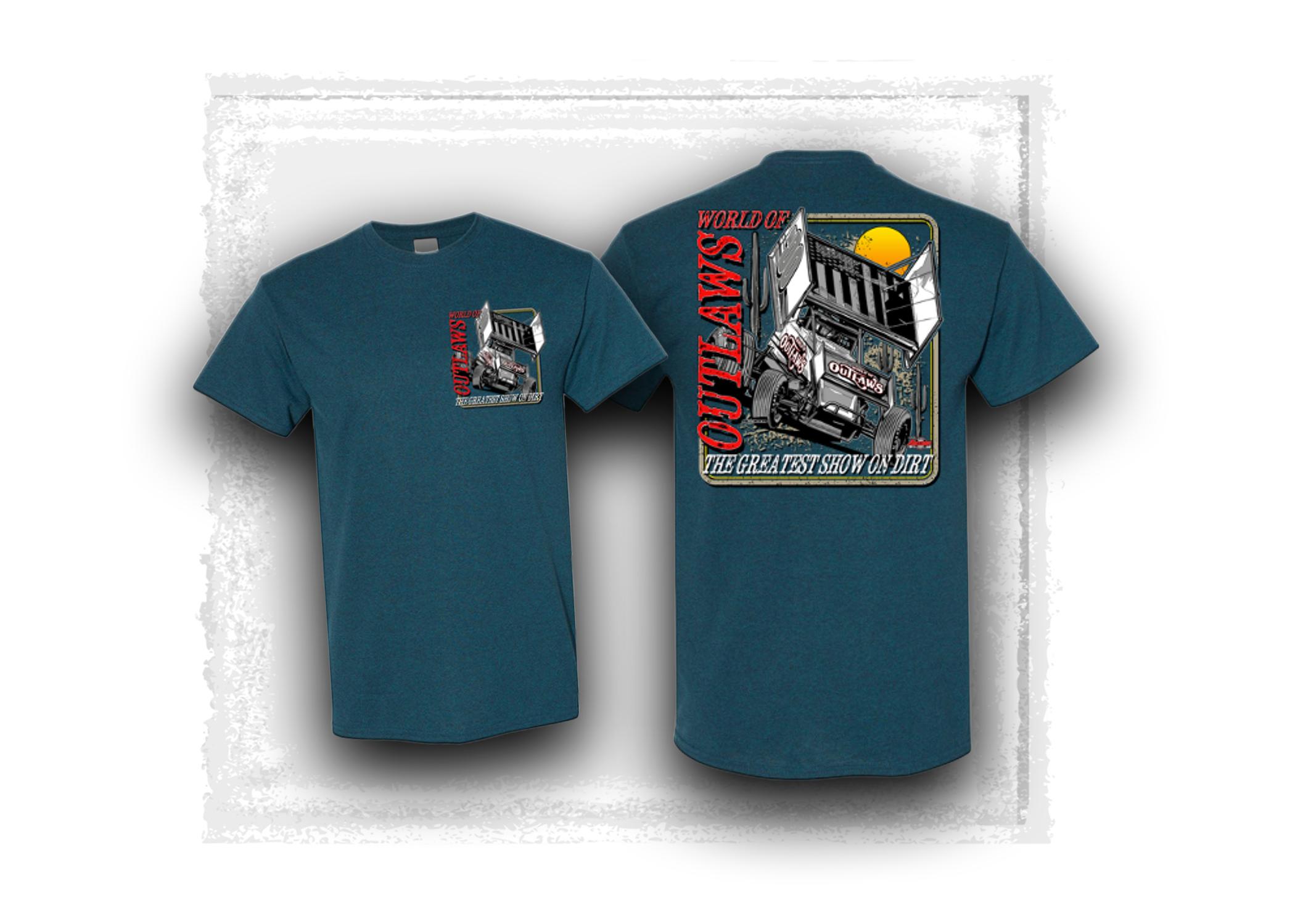 World of Outlaws- Sprint Car Series- Western Sky T-Shirt