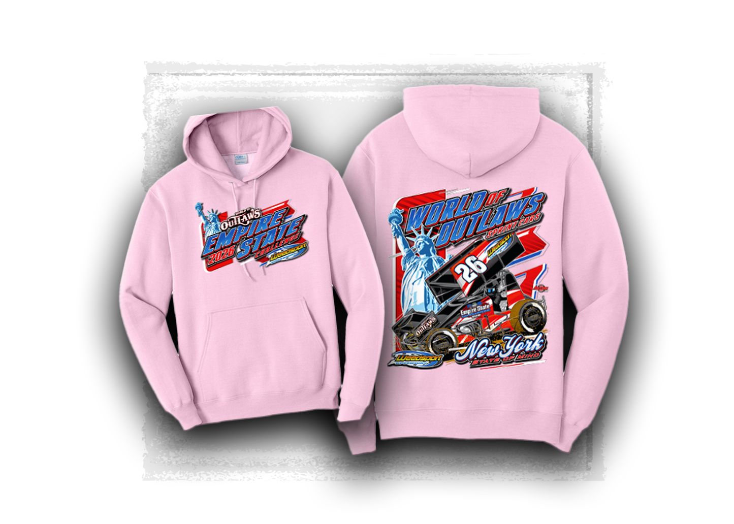 World of Outlaws- Sprint Car Series- 2026 Weedsport- Event Hooded Sweatshirt