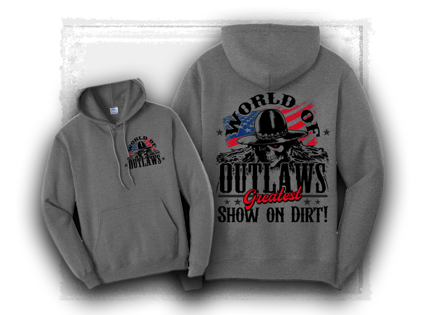 World of Outlaws- Late Model Series- American Eastwood Hooded Sweatshirt