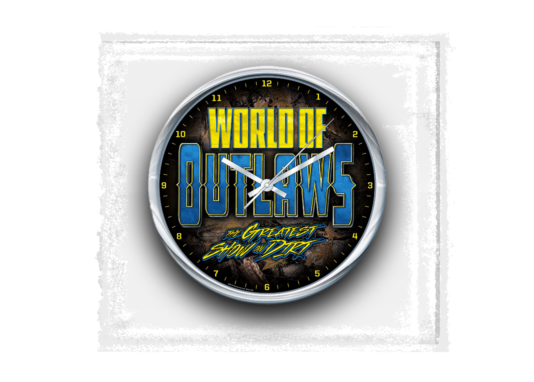World of Outlaws- Greatest Show on Dirt Wall Clock