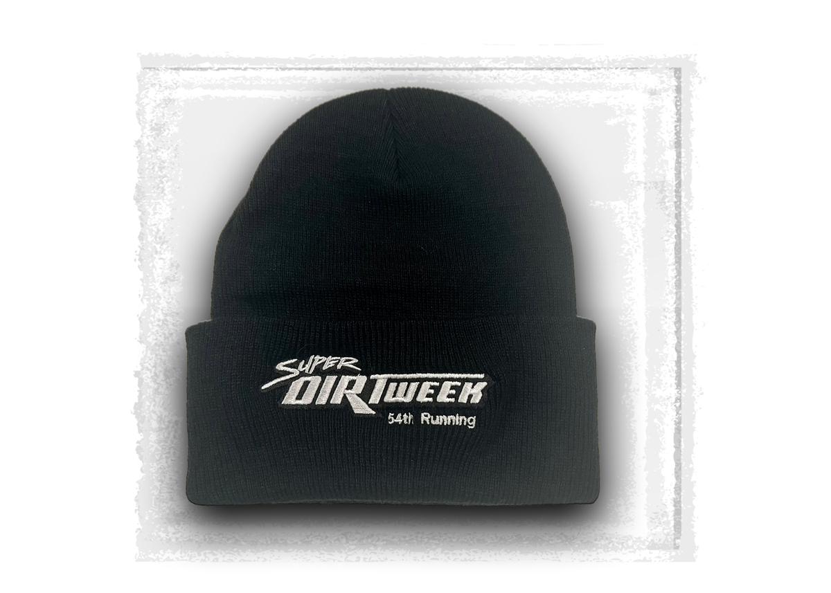 2026 Super DIRTWeek- Timeless Black Cuff Beanie
