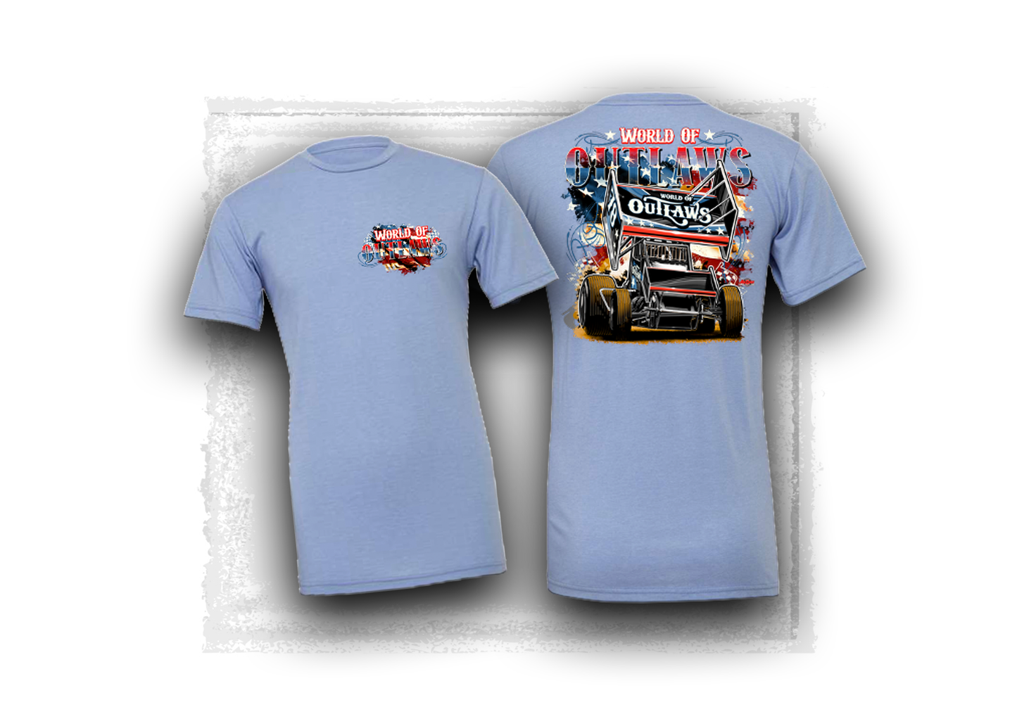 World of Outlaws- Sprint Car Series- Faded Glory T-Shirt