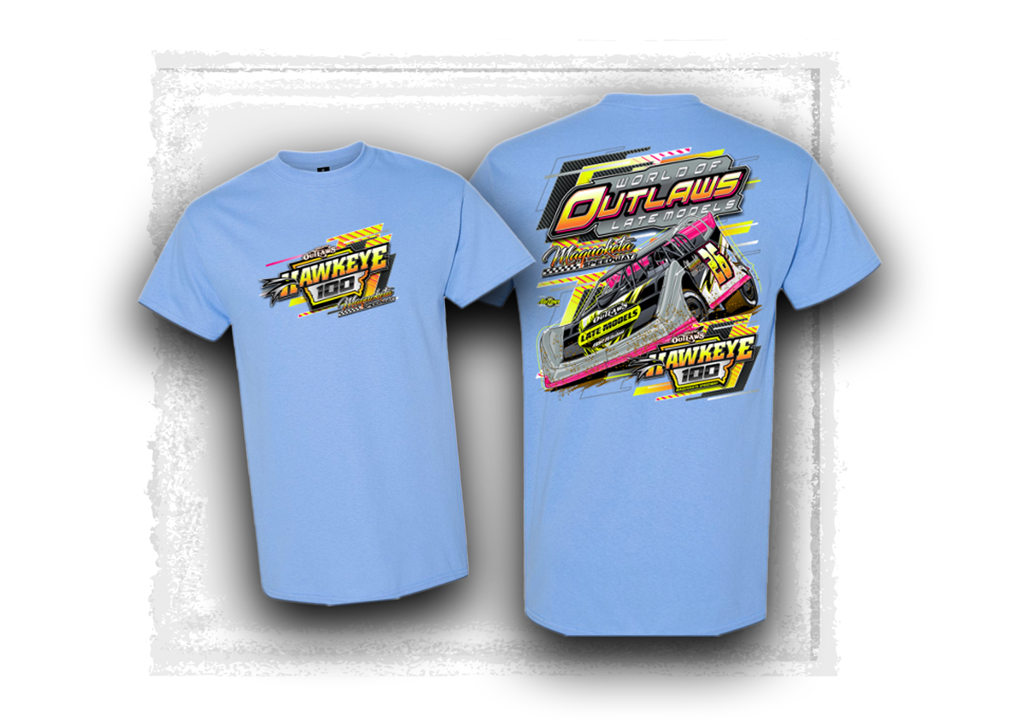 World of Outlaws- Late Model Series- Maquoketa Hawkeye 100- Official Event T-Shirt