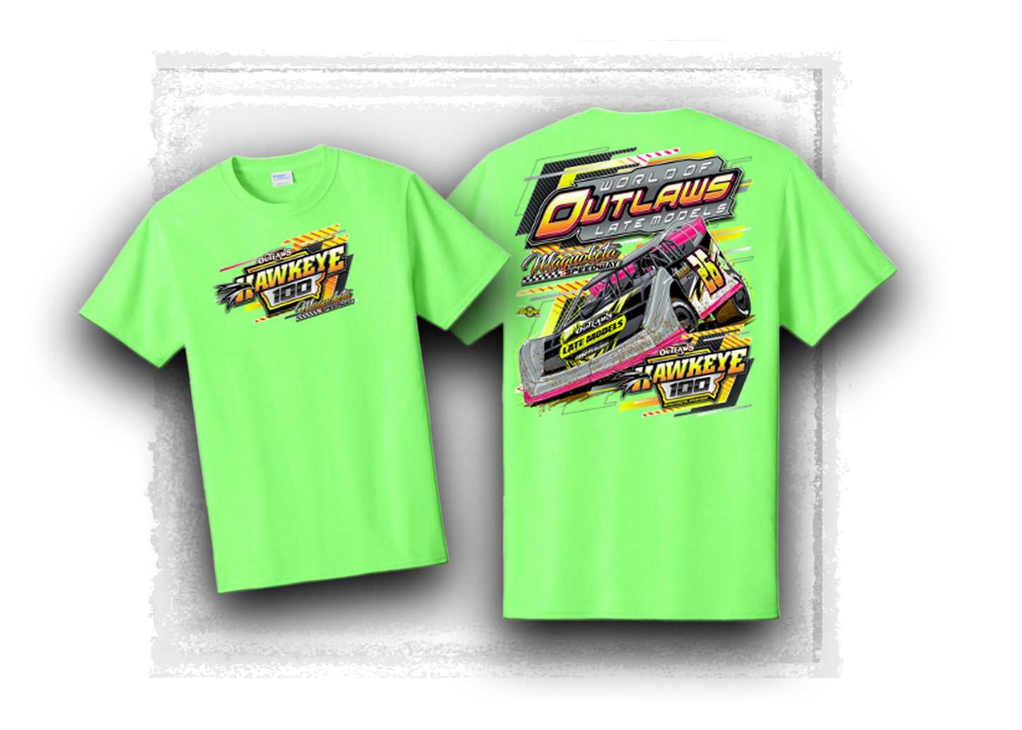 World of Outlaws- Late Model Series- Maquoketa Hawkeye 100- Official Event T-Shirt