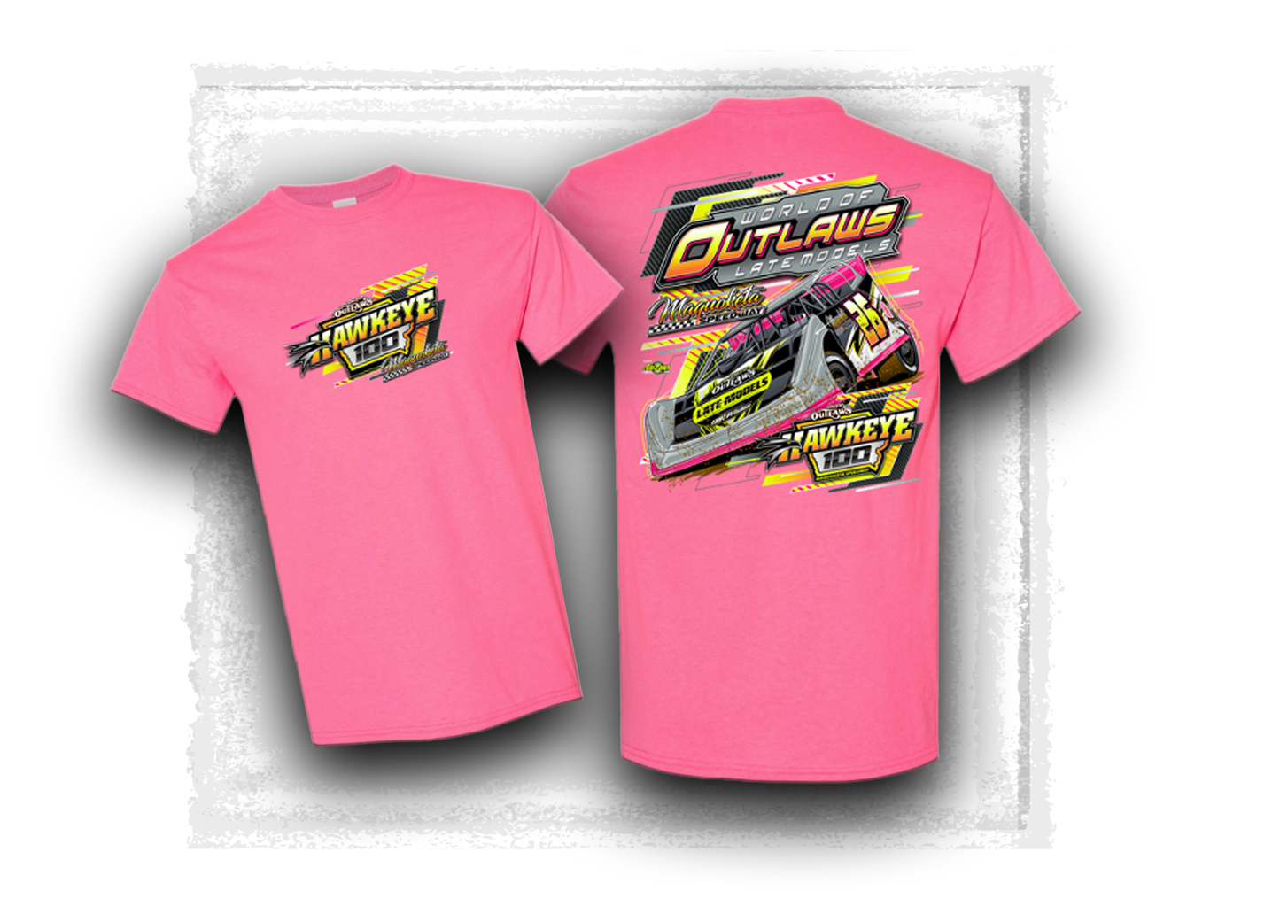 World of Outlaws- Late Model Series- Maquoketa Hawkeye 100- Official Event T-Shirt