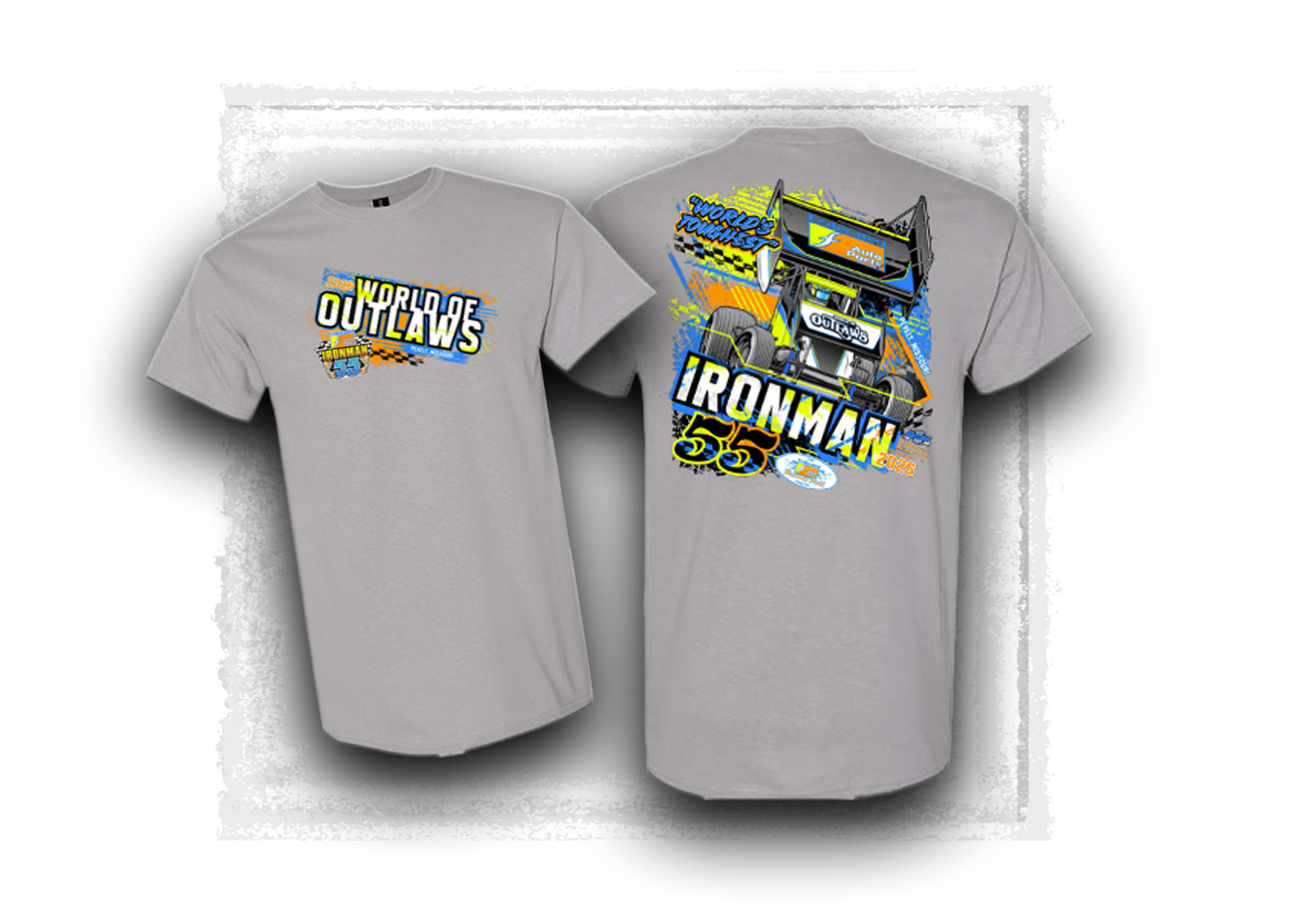World of Outlaws- Sprint Car Series- Official Ironman Event T-Shirt