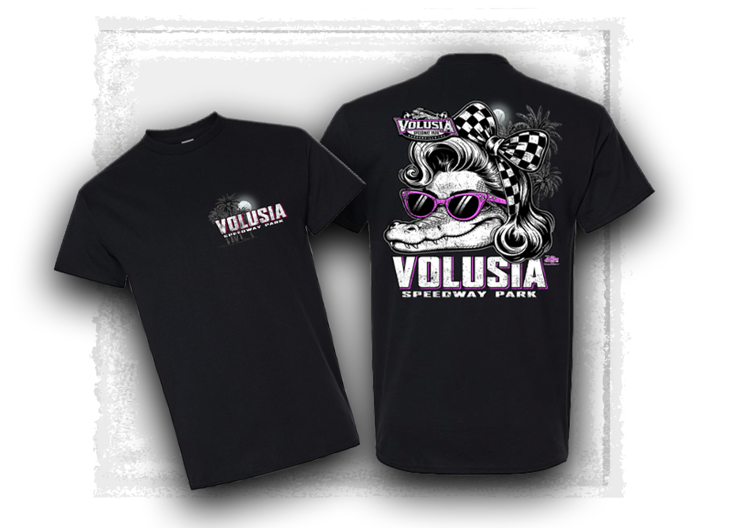 Volusia Speedway Park- Lady Gator T-Shirt- Black