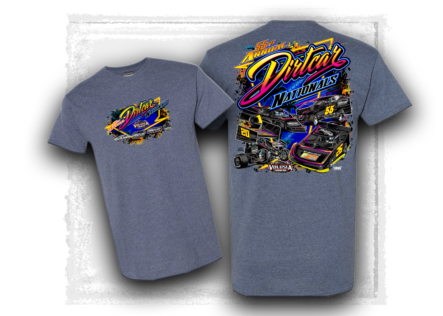 2026 DIRTCar Nationals- Neon Gator Palm- T-Shirt