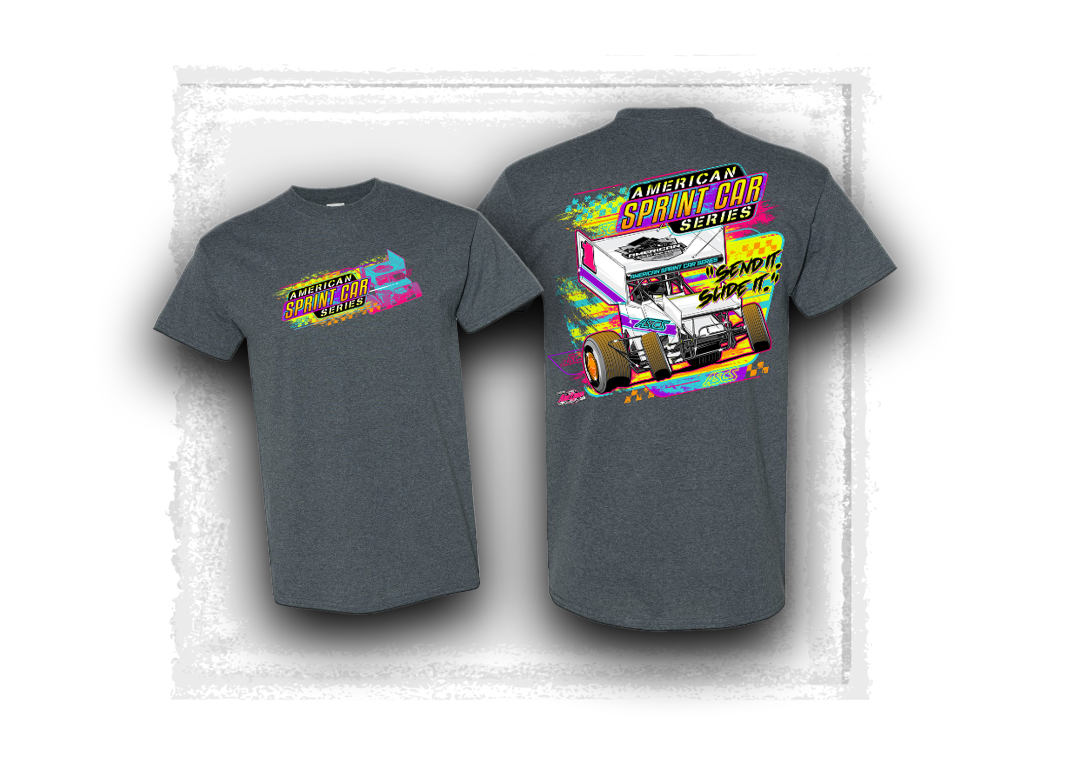 American Sprint Car Series- Send It- T-Shirt