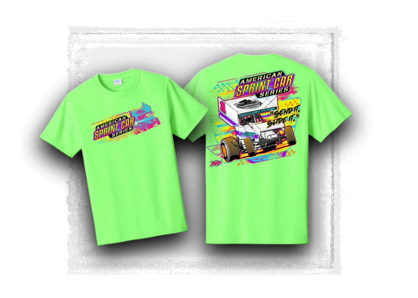 American Sprint Car Series- Send It- T-Shirt