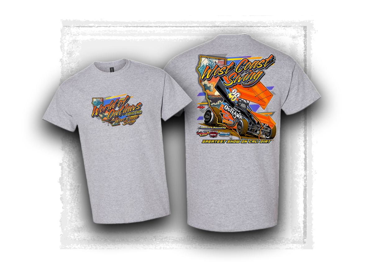 World of Outlaws- Sprint Car Series- 2026 West Coast T-Shirt