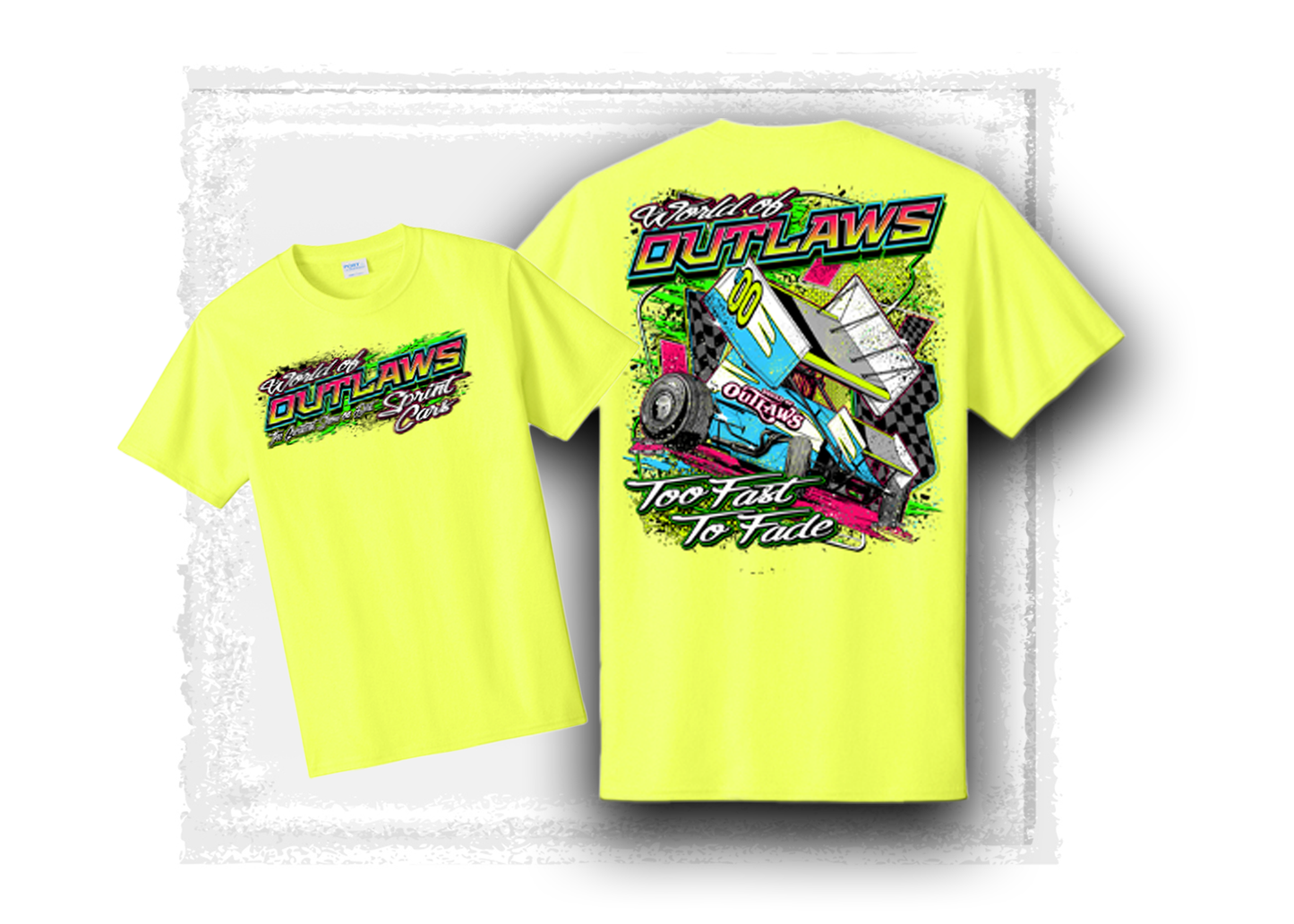 World of Outlaws- Sprint Car Series- Too Fast T-Shirt