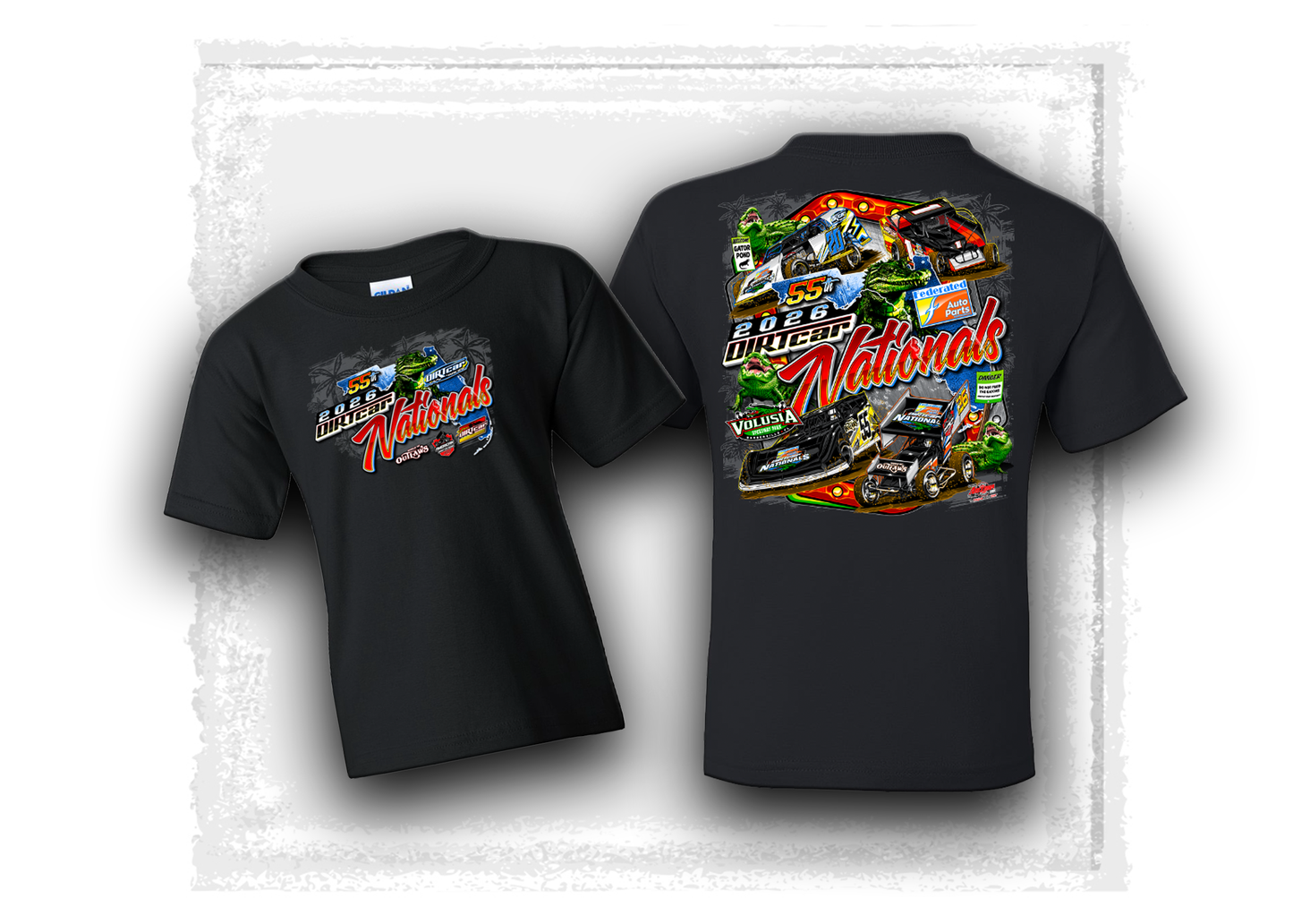 2026 DIRTcar Nationals- Gator Pond- Youth T-Shirt- Black
