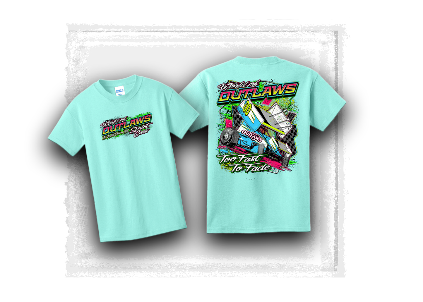 World of Outlaws- Sprint Car Series- Youth Too Fast T-Shirt