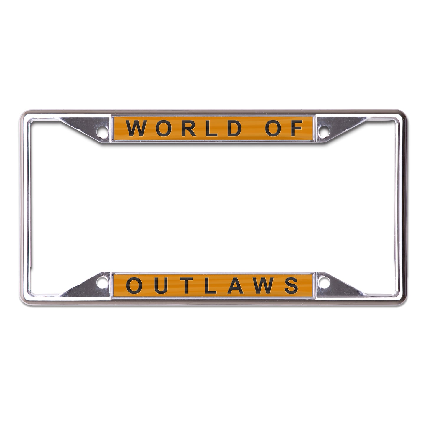 World of Outlaws - Inlaid License Plate Frame