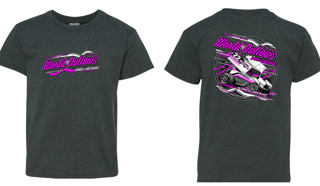 World of Outlaws Sprint Cars - Toddler & Infant Pink Out T- Shirt