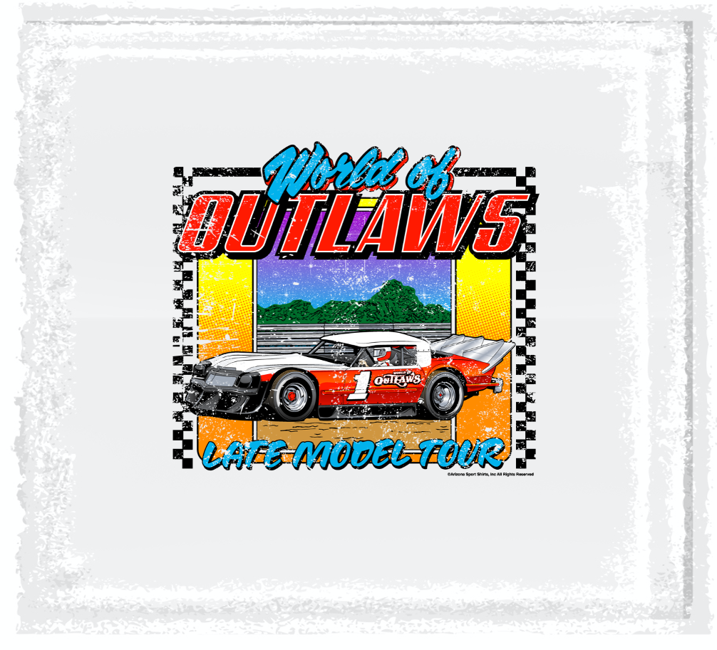 World of Outlaws Late Models - Retro Decal