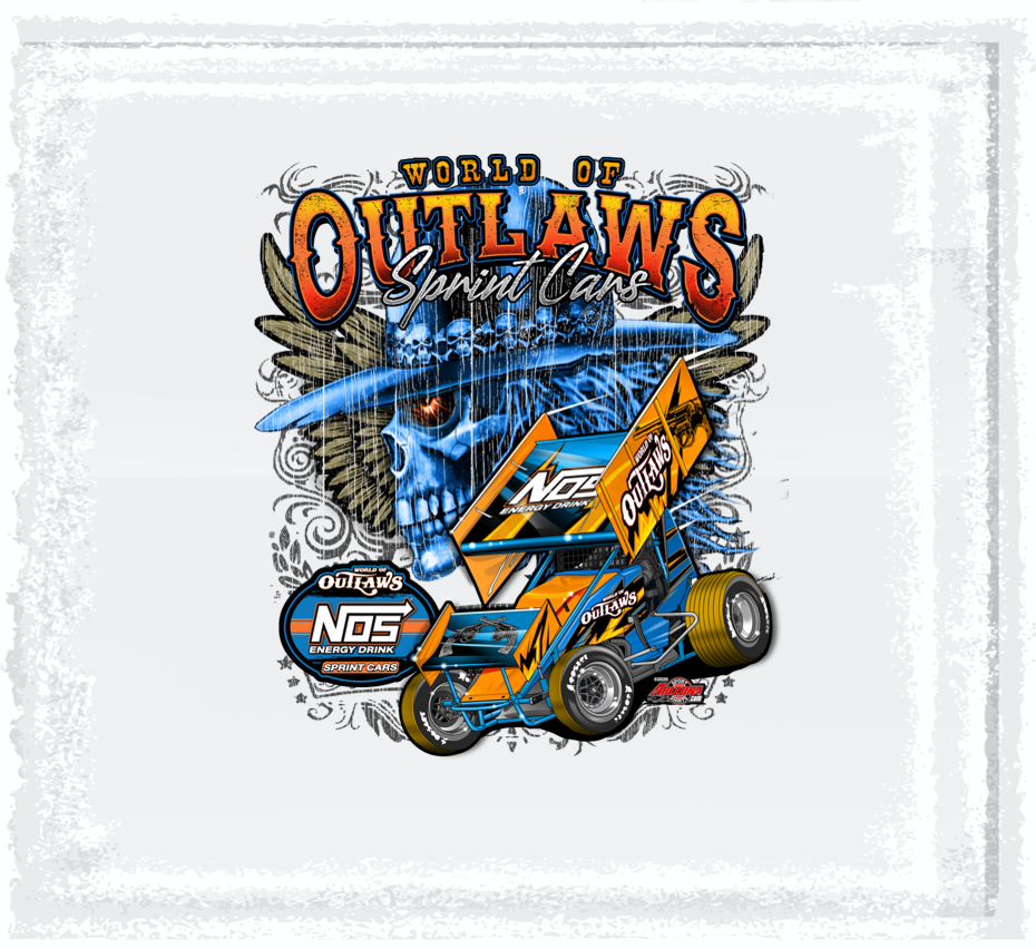 World of Outlaws Sprint Cars - NOS West Wing Decal