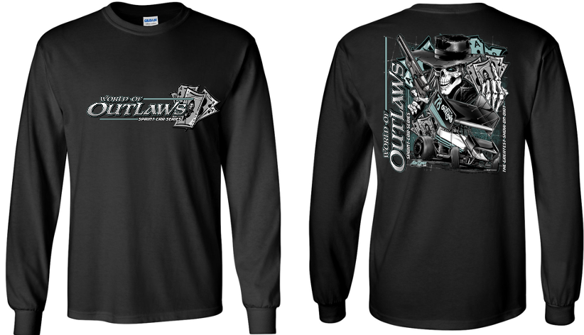 SC Deadman's Hand Long Sleeve T Black