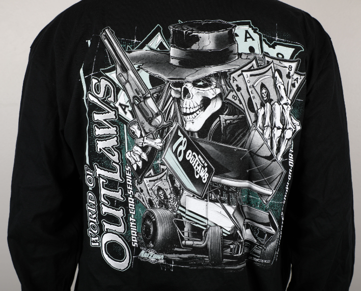 SC Deadman's Hand Long Sleeve T Black