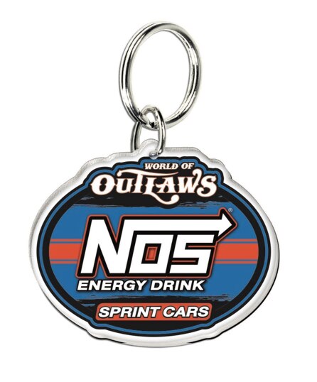NOS Energy Drink Sprint Car Series Keychain