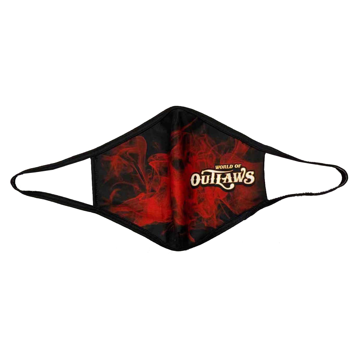 World of Outlaws - Red Smoke Face Mask